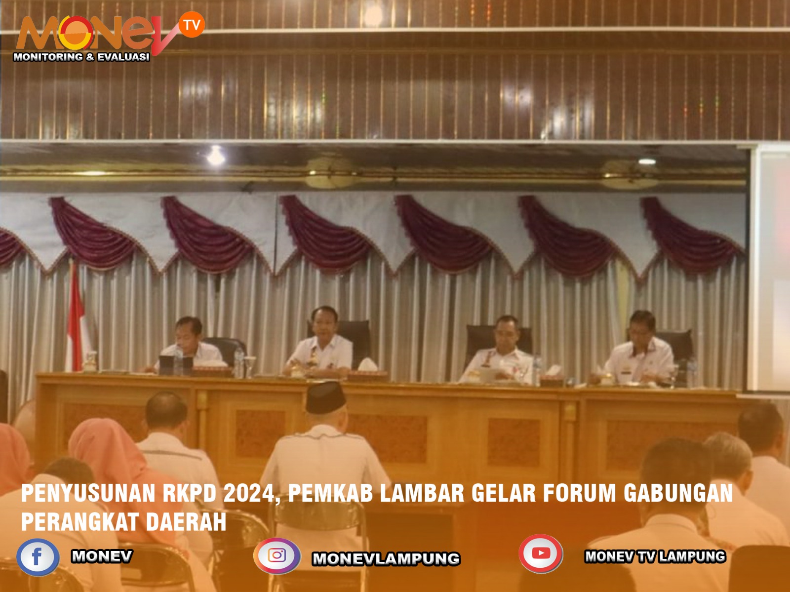 Penyusunan Rkpd Pemkab Lambar Gelar Forum Gabungan Perangkat