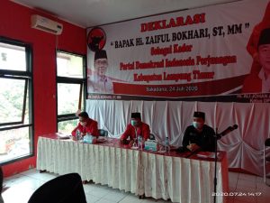 Bergabung ke PDIP, Zaiful Mengaku Siap Berkorban Jiwa dan Raga