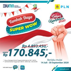 PLN Beri Diskon Tambah Daya “Super Wow”