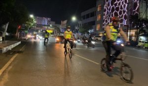 Polisi Tertibkan Pesepeda yang Ugal-ugalan di Jalan Protokol