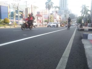 Bandar Lampung Miliki Jalur Khusus Sepeda