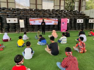 Brimob Lampung Launching BRAIN (Brimob Ramah Anak INdonesia)