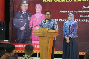 AKBP Edy Purnomo Pamit, AKBP Zaky Alkazar Pimpin Polres Lamsel