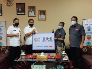 Pemkot Terima Bantuan APD dari PT Nestle Indonesia