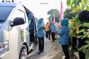 Riana Bagikan Masker pada Masyarakat Metro dan Lampung Timur