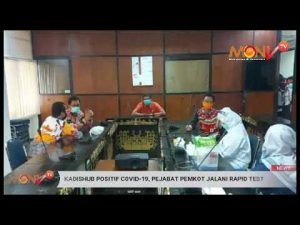 Kadishub Bandarlampung Positif Covid-19, Pejabat Pemkot Jalani Rapid Test