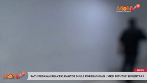 Satu Pegawai Reaktif, Kantor Dinas Koperasi dan UMKM Bandar Lampung Ditutup