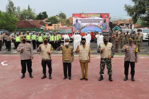 Apel Gabungan Pendisiplinan Prokes, Sujadi Titip Pesan Menyentuh