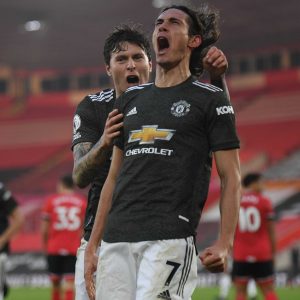 Brace Cavani Bantu Manchester United Terhindar dari Kekalahan