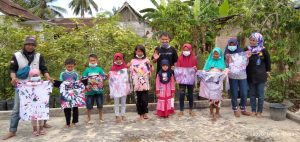 Pantik kreativitas Anak-anak di Pringsewu, Komunitas Matic Pustaka Adakan Kegiatan Dongeng dan Mewarnai Baju