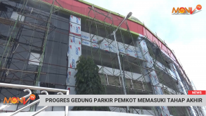 Memasuki Tahap Akhir Pembangunan, Gedung Parkir Pemkot Sudah Mulai Digunakan