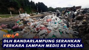 DLH Bandarlampung Serahkan Perkara Sampah Medis ke Polda