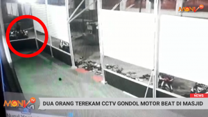 Detik-detik Motor Hilang saat Pemilik Sedang Shalat di Masjid