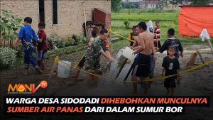 Warga Desa Sidodadi Dihebohkan Munculnya Sumber Air Panas dari Dalam Sumur Bor