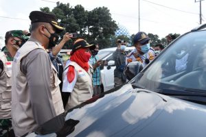 Posko Penyekatan Jaring Lima Pendatang Positif Covid-19