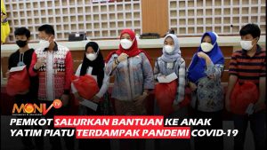 Pemkot Bandarlampung Salurkan Bantuan ke Anak Yatim Piatu Terdampak Pandemi Covid-19