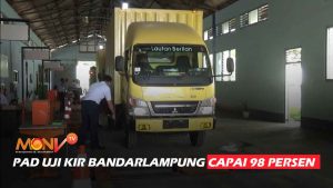 PAD Sektor Uji KIR Bandarlampung Capai 98 Persen