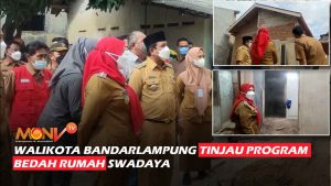 Walikota Bandarlampung Tinjau Program Bedah Rumah Swadaya