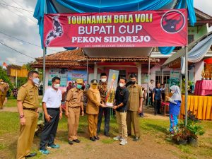 Bupati Tanggamus Buka Secara Resmi Tournamen Bola Voli Bupati Cup.