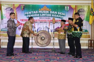 Pemuda Lintas Agama Lampung Deklarasi Bersama Cinta Damai Serta Gelar Pentas Seni dan Musik Pemuda Lintas Agama