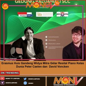 Erasmus Huis Gandeng Widya Mitra Gẻlar Resital Piano Kelas Dunia Peter Caelen dan David Voncken