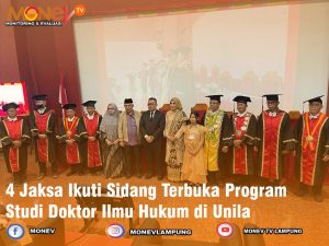 4 Jaksa Ikuti Sidang Terbuka Program Studi Doktor Ilmu Hukum di Unila