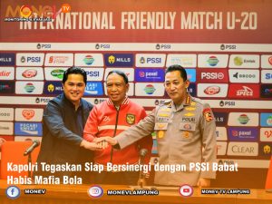 Kapolri Tegaskan Siap Bersinergi dengan PSSI Babat Habis Mafia Bola