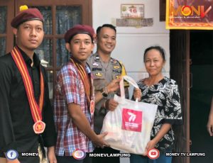 PMKRI Lampung Bersama OKP Cipayung Plus, BEM dan Polda Lampung Gelar Bakti Sosial