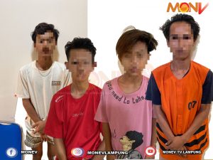 Polisi Amankan 4 Remaja Dibawah Umur pelaku pembacokan.