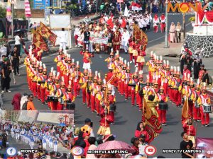 Pemprov Lampung Gelar Kirab Marching Band dan Pawai Kendaraan Hias