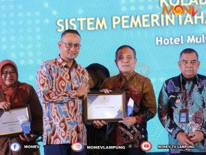 Terbaik Dalam Pemanfaatan Utilitas Pusat Data Nasional Tingkat Provinsi Tahun 2023, Provinsi Lampung Raih Penghargaan Dari Kementerian Kominfo