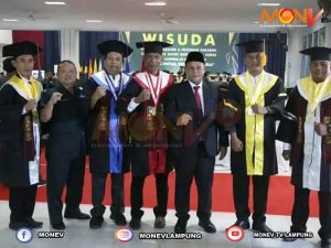 Bupati Nanang Ermanto Hadiri Wisuda Program Magister dan Program Sarjana Universitas Saburai Periode Oktober 2023