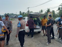 Polres Pesibar Razia Kendaraan Terkait 4 Tahanan Polda Lampung yang Kabur