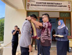 Bawaslu Bandar Lampung Sambut Kunjungan Kapolresta Kombes Pol Abdul Waras