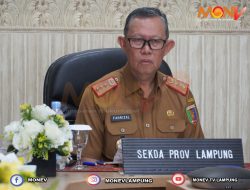 Pemprov Lampung Ikut Rapat Koordinasi Pengendalian Inflasi Derah Secara Virtual