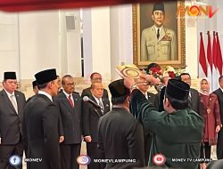 Jokowi Resmi Lantik AHY jadi Menteri ATR, Hadi jadi Menko Polhukam