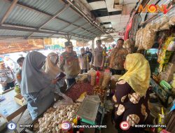 Pedagang Mengeluh Saat Kapolda Lampung Sambangi Pasar