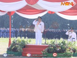 Arinal Jadi Inspektur Upacara HUT ke-60 Provinsi Lampung