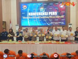 Jaringan Internasional, 20 Orang Ditangkap dan Sita 87,5 Kg Sabu