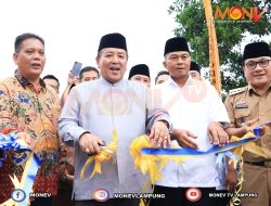 Gubernur Lampung Arinal Djunaidi Resmikan Jembatan Way STKIP PGRI Metro