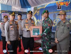 Wakapoda Lampung Kunjungi Pos Pelayanan Idhul Fitri di Pringsewu