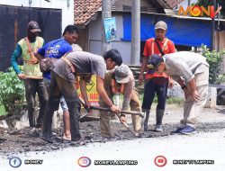 Pemprov Lampung Perbaiki Ruas Jalan Arus Mudik 2024