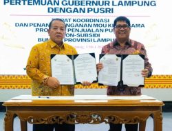 Pusri dan Pemprov Lampung Teken Nota Kesepahaman untuk Optimalisasi Penyaluran Pupuk