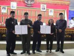 DPRD Gelar Rapat Paripurna Dalam Rangka penyampaian Rekomendasi Terhadap LKPJ Bupati Lampung Selatan TA 2023