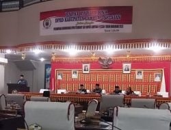 Rapat Paripurna Penyampaian Rekomendasi DPRD Terhadap LKPJ Bupati Lamsel TA 2023