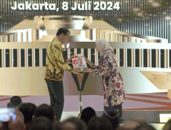 Presiden RI Joko Widodo Terima Laporan Hasil Pemeriksaan atas Laporan Keuangan Pemerintah Pusat (LHP LKPP) Tahun Anggaran 2023