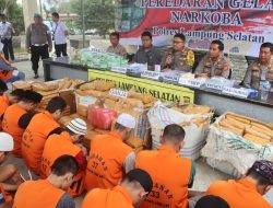 Satresnarkoba Polres Lampung Selatan Berhasil Bongkar Jaringan Narkoba Lintas Provinsi