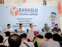 Bawaslu Lampung Rilis Hasil Pengawasan Kampanye Pemilu 2024