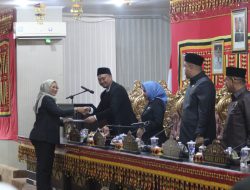 Jenggis Khan Haikal Sampaikan Pandangan Fraksi Demokrat Dalam Rapat Paripurna Ranperda APBD Tahun 2025